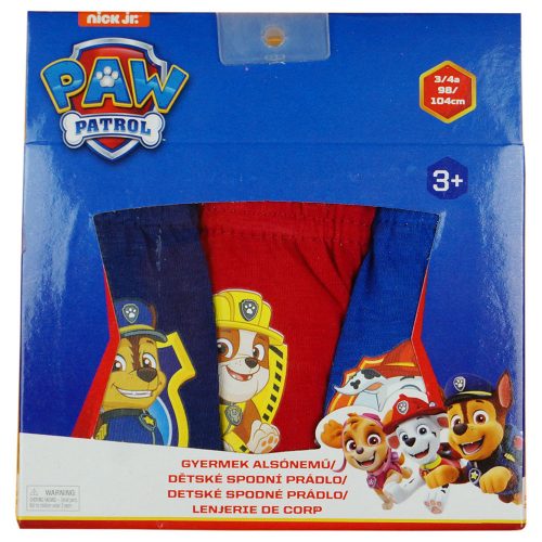 Paw Patrol/Mancs őrjárat 3db-os fiú alsónadrág szett