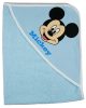 ABR Kapucnis frottír törölköző Mickey egér mintával 70x90cm  - Kék