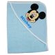 ABR Kapucnis frottír törölköző Mickey egér mintával 70x90cm  - Kék