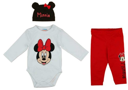 3 részes baba szett Minnie egér mintával