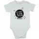 "I love you to the moon and back" feliratos rövid ujjú baba body fehér