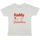 "Daddy is my Valentine" feliratos valentin napi lányka póló