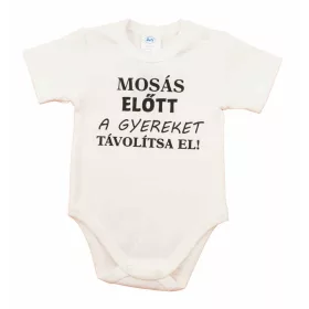 Rövid ujjú bébi kombidressz