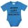 Rövid ujjú baba body "Mosás előtt a kisgyereket távolítsa el!" felirattal