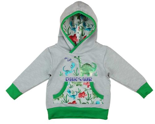 2 részes kisfiú szabadidő szett dinós mintával