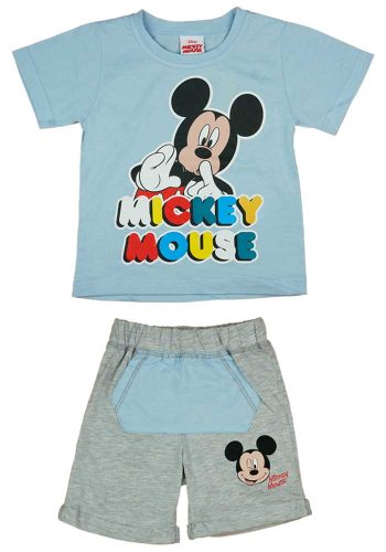 2 részes kisfiú pamut nyári szett Mickey egér mintával