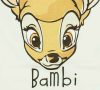 Rövidnadrágos kislány babaruha szett Bambi mintával