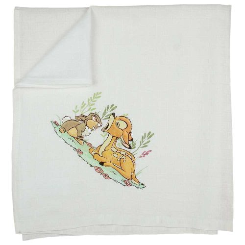 Textil tetra pelenka Bambi mintával 70x70cm