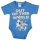 Rövid ujjú űrhajós baba body Mickey egér mintával kék