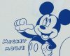 Kisfiú napozó batikolt pamut anyagból Mickey egér mintával