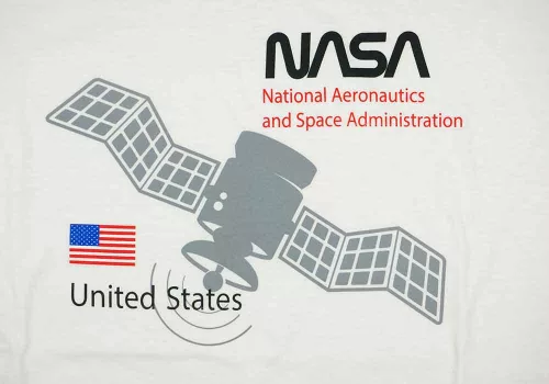 NASA rövid ujjú férfi póló