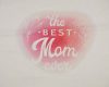 Anyák napi vászontáska The best mom ever felirattal