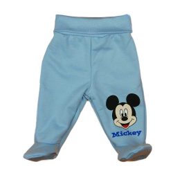   Belül bolyhos pamut kisfiú baba nadrág Mickey egér mintával