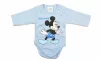AB Hosszú ujjú pamut body - Kék - Mickey egér (62)