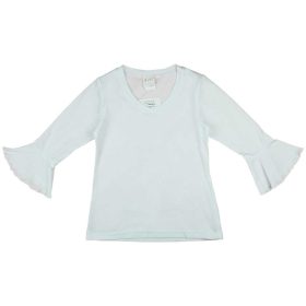 Hosszú ujjú lány póló 3/4-es ujjal