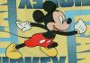 Vállfás oviszsák Mickey egér mintával