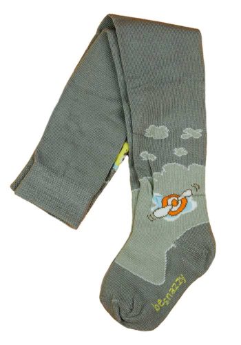 ABR Mintás baba harisnyanadrág - Szürke - Repcsi (68-74)