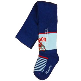   ABR Mintás baba harisnyanadrág - Sötétkék - Autó (68-74)