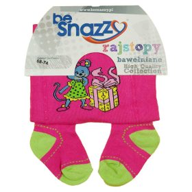   ABR Mintás baba harisnyanadrág - Rózsaszín - Egér (68-74)