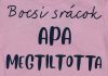 Hosszú ujjú baba body "Bocsi srácok, Apa megtiltotta hogy randizzak" felirattal