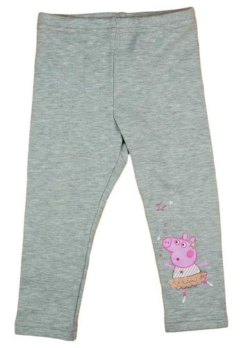 Belül bolyhos kislány leggings Peppa malac mintával