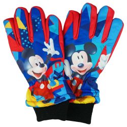   Vízlepergetős bélelt öt ujjas kesztyű Mickey egér mintával