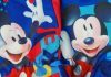 Vízlepergetős bélelt öt ujjas kesztyű Mickey egér mintával