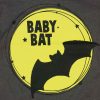 Rövid ujjú baba body "Baby Bat" felirattal