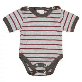 Rövid ujjú dupla patentos baba body