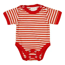 Rövid ujjú dupla patentos baba body