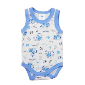 Ujjatlan mintás nyári baba body