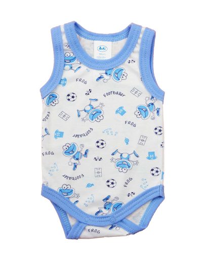 Ujjatlan mintás nyári baba body