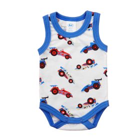 Ujjatlan mintás nyári baba body