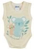 ABR Ujjatlan pamut body - Bézs - Koala (80)