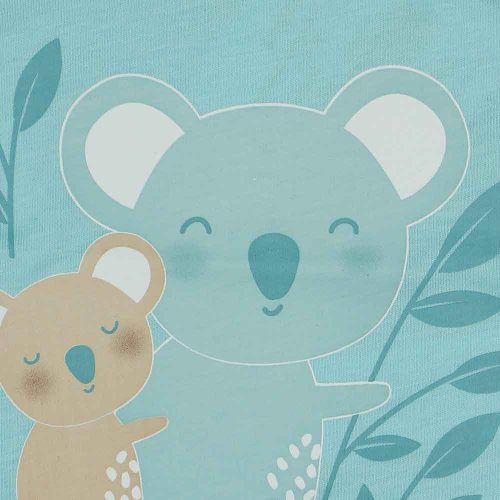 ABR Ujjatlan pamut body - Türkiz - Koala (56)