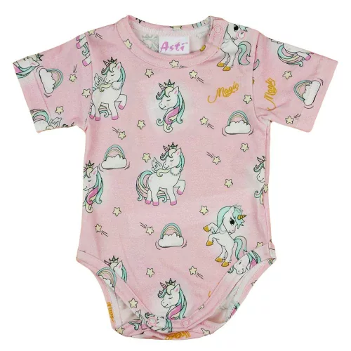 Rövid ujjú baba body szett