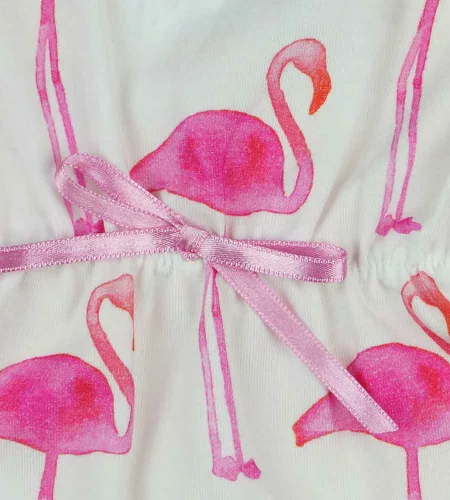 Mintás ujjatlan pamut kislány ruha