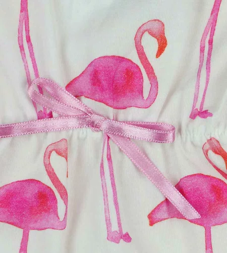 Mintás ujjatlan pamut kislány ruha