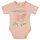 Rövid ujjú szívecskés baba body
