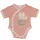 Rövid ujjú baba body cicás mintával