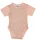 Rövid ujjú mintás kislány baba body