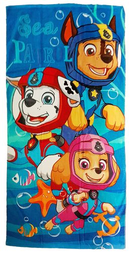 Paw Patrol/ Mancs őrjárat mintás pamut strandtörölköző