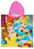 Disney Princess/ Hercegnők mintás kapucnis fürdőponcsó