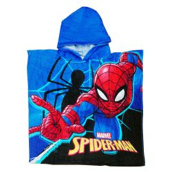   Disney Spider-Man/ Pókember  mintás kapucnis fürdőponcsó