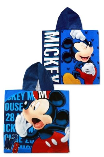 Disney Mickey mintás kapucnis fürdőponcsó