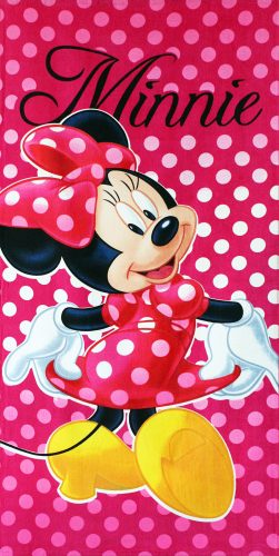 Disney Minnie és Unikornis mintás pamut strandtörölköző