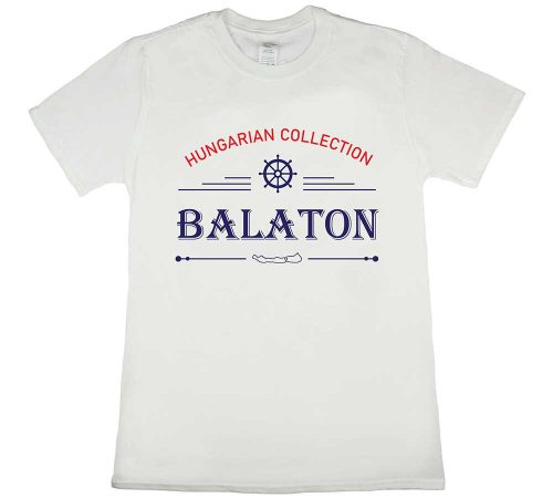 Rövid ujjú gyerek póló Balatonos mintával