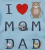 ABR Hosszú ujjú pamut body - Kék - Mom Dad (50)