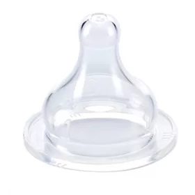   ThermoBaby 2 db lassú folyású szilikon etetőcumi - Anti-Colic