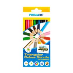 Prima Art háromszögletű színes ceruza - 12 db